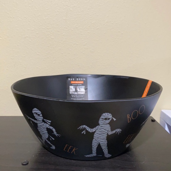 Rae Dunn Other - New Rae Dunn Halloween Mummy Candy Bowl